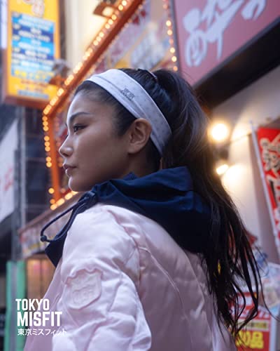Image of Tokyo Misfit Japanese Headband for Men & Women, Sweat Band (Asanoha-White)