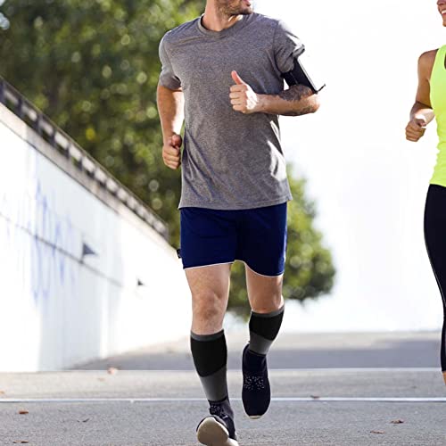 Manga de compressão de panturrilha para corrida - Mangas Térmicas para Ciclismo para Homens - Cinta