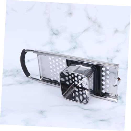 Rallador multifuncional de acero inoxidable con mango resistente al calor miniatura 3