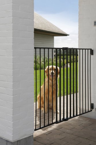 Savic Hunde-Absperrgitter für draußen, schwarz