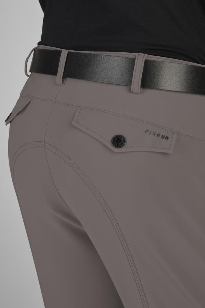 Pikeur New Rodrigo Pantalon d'équitation pour homme avec genoux Gris acier