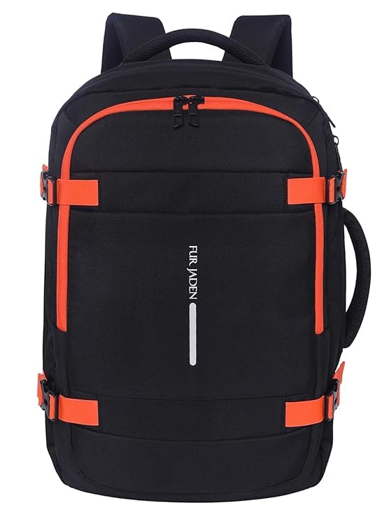 FUR JADEN 40L Weekender Travel Laptop Backpack with Anti Theft Pocket, Organizer, 15.6 Inch Padded Laptop Sleeve and Dual Handles