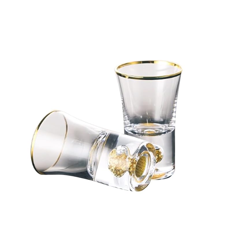 Verres à shot pour tequila et vodka | Lot de 6 verres en cristal pour vos soirées bar