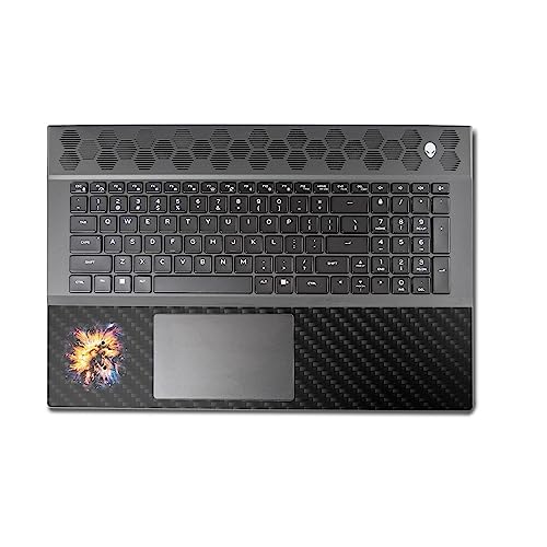 Image of MightySkins Carbon Fiber Skin Compatible with Alienware M18 R1 (2023) Full Wrap Kit - Leo Galaxy | Protective, Durable Textured Carbon Fiber Finish | Easy to Apply & Change Styles | Made in The USA