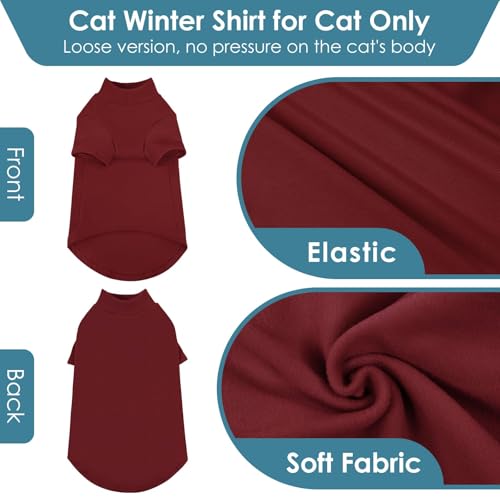 Pull à col roulé pour chat vêtement polaire Sphynx chaud XL - 5