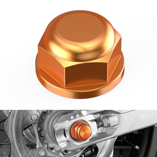 Tuerca de eje trasero M20XP1.5 de aluminio ligero y antioxidante para KTM
