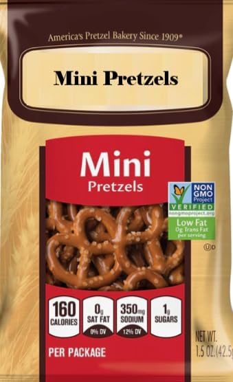 Pretzels Mini a Granel, Packs Individuales 100 Calorías, 30 paquetes miniatura 2