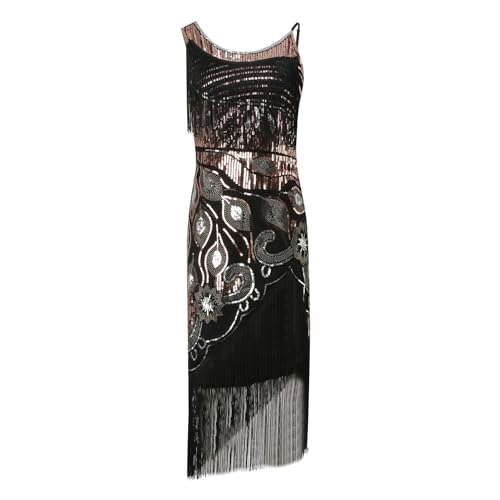 Vestido elegante retro con acabados de alta costura para mujer 7