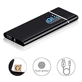 ★ USB Wiederaufladbare: Unser stabfeuerzeug kommt mit einem USB-Ladekabel, um den Flammenlos Feuerzeug einfach aufzuladen, ist es umweltfreundlich und sicher. Kompatibel mit allen Standard-USB-Anschlüssen( z.B- am Handy Ladegerät Kabel, Laptops, Computer).