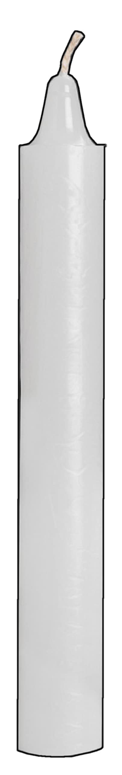 12 PCS Household Candles White/Blanco 6