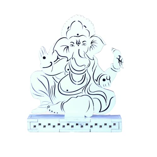 Lavnik Ganesh Idol for Cardashboard, Ganesh Murti for Home, Ganesh Car