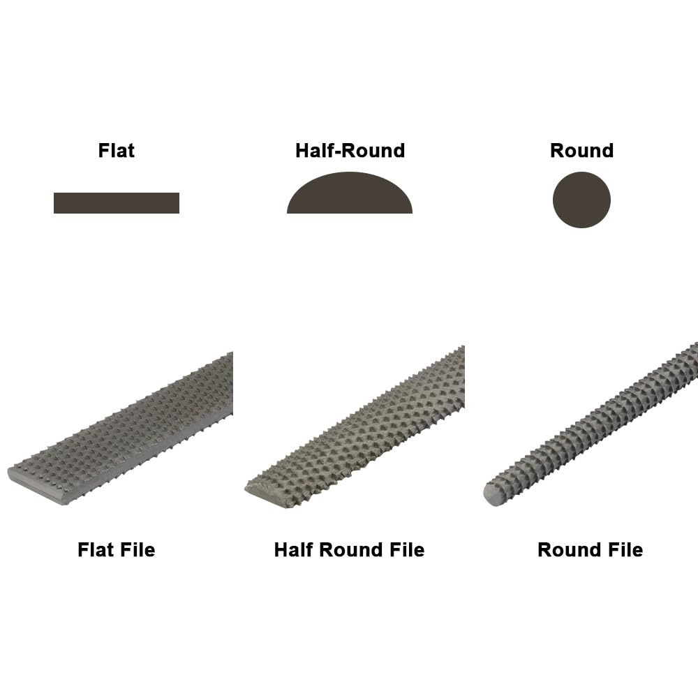 HOTECHE 3Pcs Wood Rasp Set, Black&yellow - Image 4