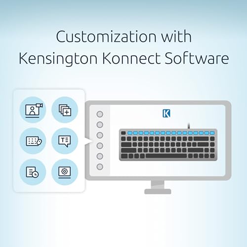 Clavier USB-C programmable Kensington KB415 pour éliminer le bruit de frappe - 6