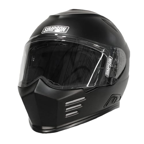 Simpson Ghost Bandit Motorcycle Helmet - Matte Black - Adult