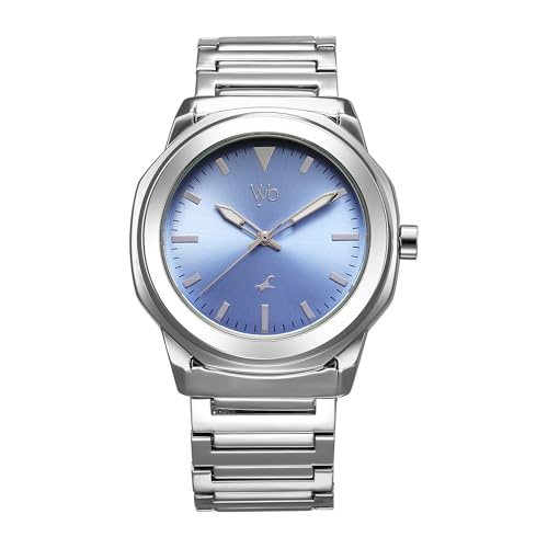 Fastrack Vyb Quest Quartz Analog Blue Dial Steel Sheet Metal Strap Watch for Men-FV30009SM01W (B0DDKDRHTH) Amazon Price History, Amazon Price Tracker