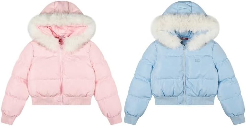 Winter Short Sleeved Hooded Cotton Padded Jacket for Outdoor Warmth