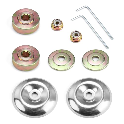 SPRHR 10 Pièces Detachees Debroussailleuse, Kit Ecrou Tete Debroussailleuse Universelle, Kit Fixation Ecrou Lame Boîte, pour Pieces Detachees pour...