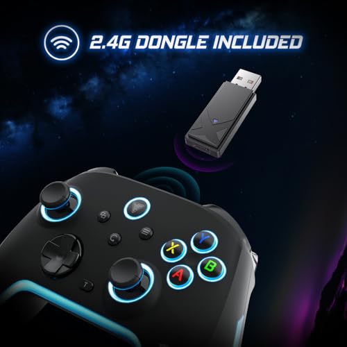 Manette de jeu DragonShock AURORA PLUS Sans fil Support téléphone RGB personnalisable - vue 8
