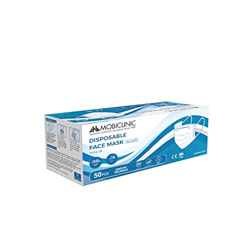 Mobiclinic, Mascherine chirurgiche IIR, 50 unità
