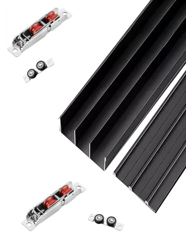 Kit de riel para puerta corredera, sistema de...