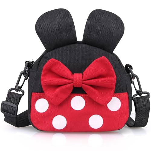 Cute Mini Mouse Crossbody Bag for Little Girls Mini Toddler Crossbody Purse Small Kids Shoulder Handbag Cross Body Bag