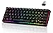 Produktbild AQCTIM Mechanische Gaming Tastatur, Dynamische RGB-Hintergrundbeleuchtung,Tri-ModeWired Type-C/Wireless 2.4G/Bluetooth 5.0/Gaming/Office, für /iOS/Android/Mac/PC, wiederaufladbarer Akku 3000mAh