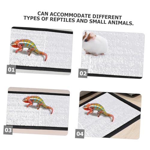 Alfombrilla térmica para reptiles con película reflectiva de aluminio miniatura 7