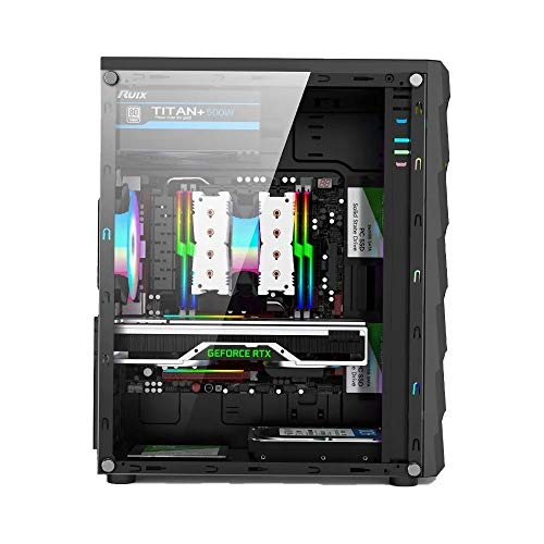 GABINETE HAYOM GAMER ATX/MICRO-ATX/MINI-ATX S/FONTE - GB1711, Preto, Grande
