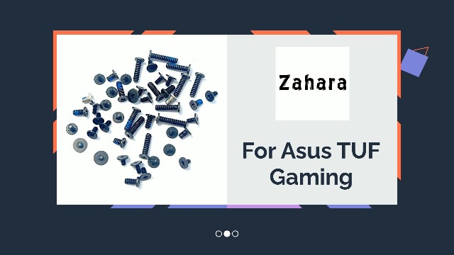 12x Gehäuseschrauben Für Asus TUF Gaming A15 FA507 & F15 FX507 Series - Schwarze Boden Schrauben
