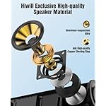 Hiwill 5.1ch Soundbar, w/ 5.25'' Big Subwoofer Dolby Atmos Surround System, 2 Wired Rear Speakers Sound Bar for Small Rooms, Clear Voice, Home Theater Audio, eARC/ARC/Opt/Bluetooth, TV Speaker 2025 - Image 5