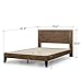ZINUS Tonja Wood Platform Bed Frame with Headboard, Mattress Foundation with Wooden Slat Support, No Box Spring Needed, Easy Assembly, King