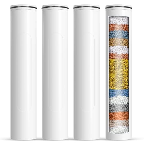 4 Pack Shower Filters Compatible with MakeFit Handheld Shower Head