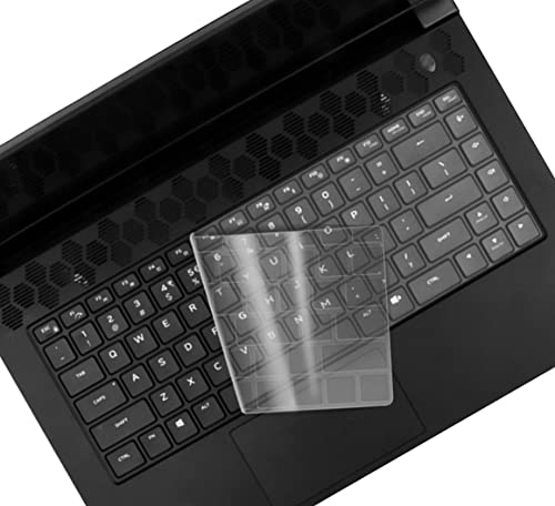DOCINCO Keyboard Cover Skin for 2021 Dell Alienware M15 R5 R6 15.6" Gaming Laptop,Dell Alienware x15 R1 15.6 inch/Dell Alienware x17 R1 17.3 inch Ultra Thin TPU Keyboard Accessories