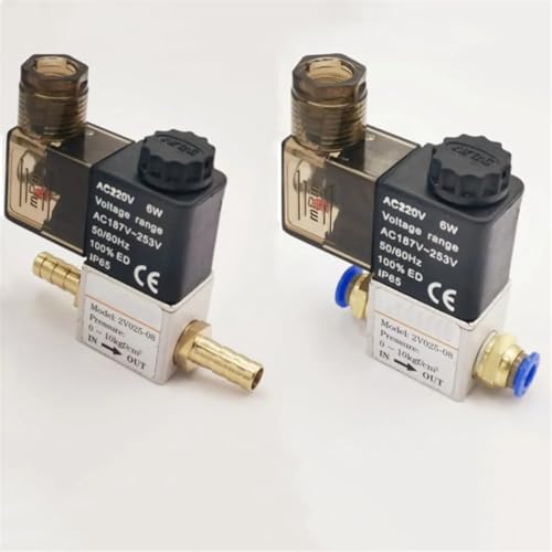 Électrovanne électrique pneumatique normalement fermée AC110V à commutation rapide 4mm - 4