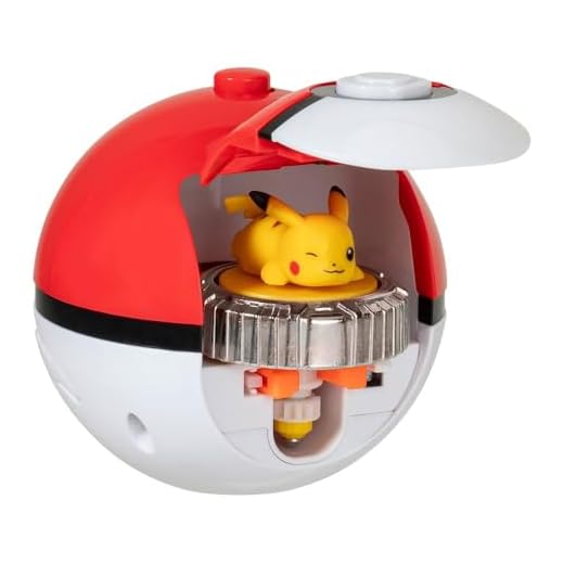 Pokémon PKW4398 - Battle Spinner - Pikachu, offizielles Spielset