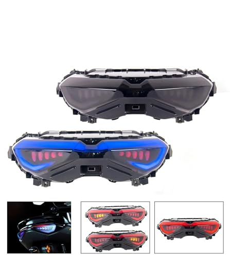 Ensemble de feu arrière pour NMAX155 effet décoloration clignotant fluide