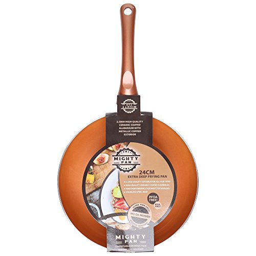 Copper Ceramic Cookware - Non Stick Saucepans & Frying Pans (Frying Pan 24cm) 1 Gallery Image