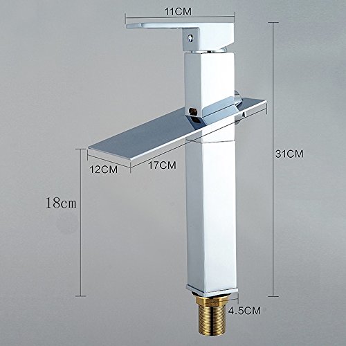 Mitigeur lavabo cascade LED pour éviter les brûlures d'eau chaude - 7