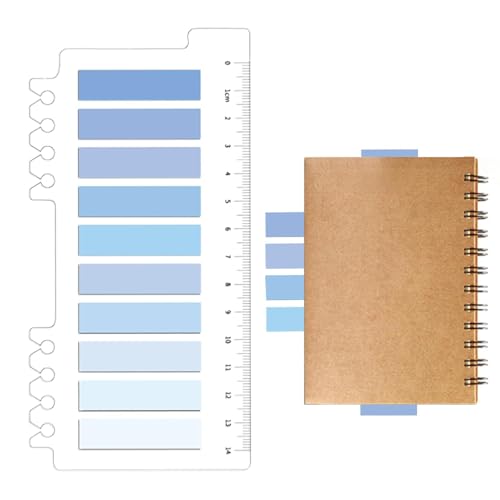 Tarjetas adhesivas - Tarjetas para notas adhesivas | Indicadores de página adhesiva 200 pegatinas de escritura | Pestañas adhesivas para páginas para estudiantes y maestros