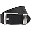 Pierre Cardin 70007 40 mm Wide Black or Brown Leather Belt, Größe/Size:105, Farbe/Colour: Black