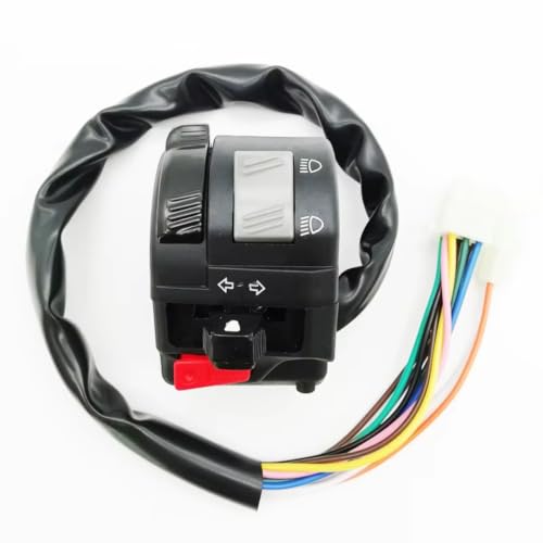 Bouton de clignotant moto guidon 22mm pour virée nocturne et roadtrip