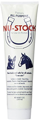 All Purpose Nu-Stock Ointment Non-Toxic & Steroids Free for Relief of Red Mange Ringworm Cuts Scrapes and Much More on Dogs Cattle and Horses 354 ml