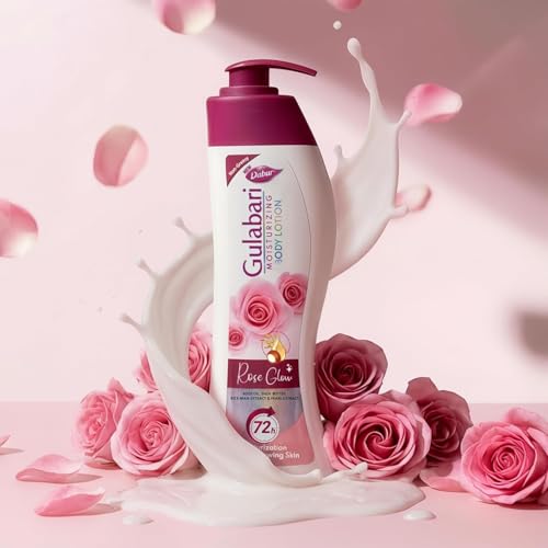 Image of Dabur Gulabari Rose & Jojoba Shower Gel, 250 ml with Gulabari Body Lotion, 400 ml