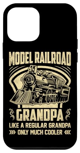 鉄道模型 おじいちゃん Like A Regular Grandpa Only Much Cool スマホケース iPhone 12 mini 用