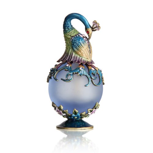 Welforth Blue Peacock Perfume Bottle Model No. PB-792