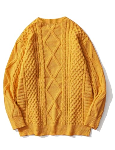Vamtac Womens Cable Knit Sweater Oversized Fall...