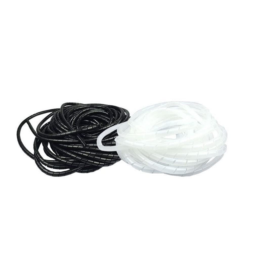 Manguitos para cables Manguito organizador de cables, organizador de cables en espiral, manguera de gestión de paquetes de líneas de tuberías, for cables de TV, cables de computadora en el hogar o la
