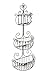 Wall Mounted Scrollwork Design Deluxe 3 Tier Black Iron Fruit Basket / Kitchen Storage Rack - MyGift