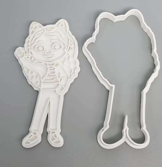 Miniatura 2 de Gabbies Dollhouse Cat Cookie Cutter & Stamp