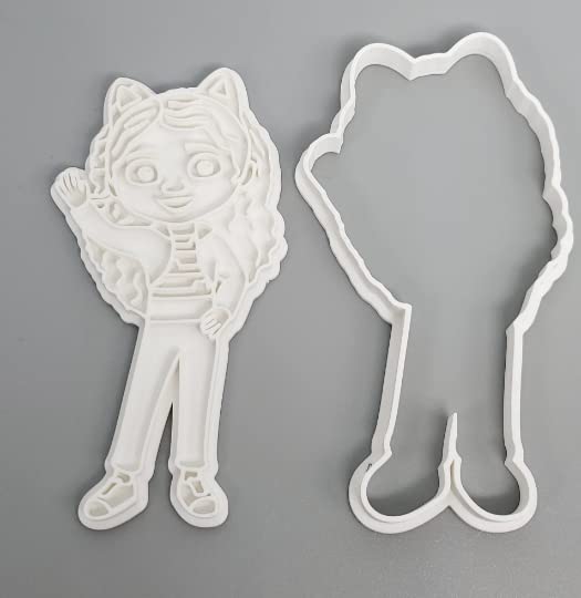 Miniatura 2 de Gabbies Dollhouse Cat Cookie Cutter & Stamp